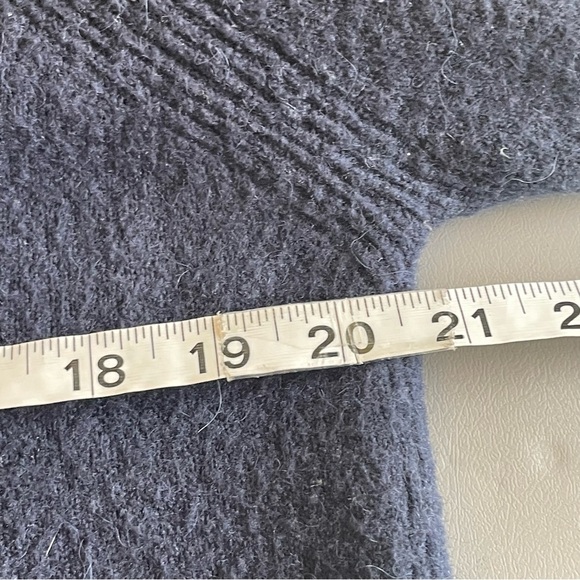 J. Crew Blue V-Neck Wool Blend Sweater – Size Small - Picture 9 of 10